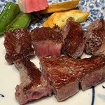 鉄板焼　銀明翠 - ヒレ、サーロイン