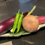 鉄板焼　銀明翠 - 焼き野菜