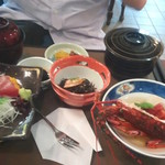 丸萬亭 - 伊勢エビ定食