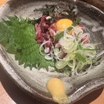 和と酒 馬乃屋 - 馬刺しユッケ