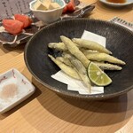 鮨こまつ - 稚鮎の天ぷら