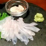 南総 食と肴 もへじ - カワハギの刺身