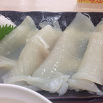 発寒かねしげ鮮魚店 - 2杯分のイカ刺し