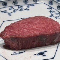 肉料理ふくなが - メインのステーキ焼く前