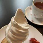 きのとや 白石本店 - ソフトクリーム美味しい