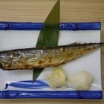 Marutomi Shokudou - さんまのぬか漬焼き＠280円