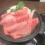 米沢牛黄木 - 米沢牛百年牛鍋定食（赤身）