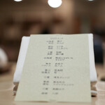 Itsuki - ２０２５年４月再訪：メニュー☆