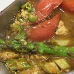 かれーの店 うどん  - 春らしい具材達