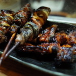 かぶと - 串いろいろ 天然鰻も 2014.8.x