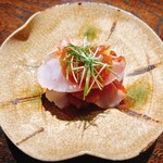 御料理 ふじ田 - ◇お造り◇ 銚子釣りの金目鯛 辛味大根