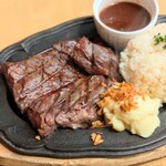 ワイン食堂 ヴィンセント - 牛ハラミグリルステーキコース。