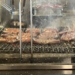 たんや善治郎 - 炭火の焼き場のアリーナS席。