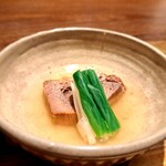 割烹 隆 - ⚫牛タンの塩煮込み  うるい