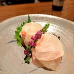 割烹 隆 - ⚫鯛茶漬け　真鯛刺身