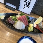 おでん屋たけし - 刺身三点盛り