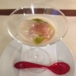 ビストロアーブル・ド・パン - ベーコンのムースモモジュレ