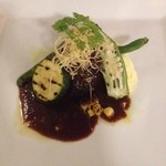 ビストロアーブル・ド・パン - 子牛の赤ワイン煮込み野菜とマッシュポテト添え