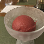 ゲストハウス・ヒルトップ - デザートのソルベも⚪︎⚪︎ベリーでした〜