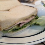 横濱珈琲店 五番街 - モーニング ハムサンド