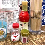 酒場 ハコザキ - 卓上調味料　2025.4.7