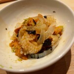 こま田 - ムラサキウニと墨烏賊を混ぜ混ぜ混ぜ