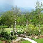 赤倉観光ホテル カフェテラス - テラス前の景観