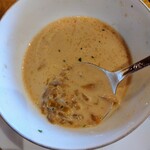 kinkei ラウンジ/ダイニング - 季節のスープ（この日はオニオンクリームスープ）