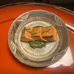 赤坂 菊乃井 - 緑酢にミントを使っている、素晴らしい‼️