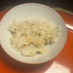 赤坂 菊乃井 - 竹の子ご飯、シンプルなのにめちゃくちゃ美味い‼️