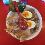 トラの夢 - マキシマム・ザ・チャーシュー麺(バリカタ, ドロ), 大盛