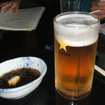 Shiosaino Yu - もずく酢と生ビール（小）