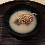 Nikuya Tanaka - Kobe Beef Tongue and New Burdock Root Tataki