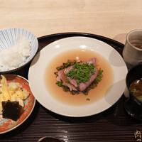 肉屋 田中 - 松阪牛57か月花山椒牛鍋、筍ご飯