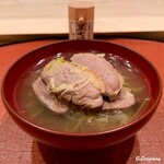 御料理 寺沢 - 黒七味と天然真鴨の鴨鍋