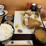 とんかつ しお田 - 数量限定（1日2食）希少32℃豚ロース（2025年4月20日撮影）