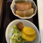 とんかつ しお田 - 小鉢（2025年4月20日撮影）