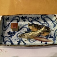広島 なだ万 - 焼物　サワラと稚鮎