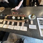 温 - 和菓子 ディスプレイ