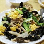 中国家庭料理 居酒屋 琳 - 豚肉とキクラゲの卵炒め