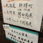 よしじ - 本日の産地！！