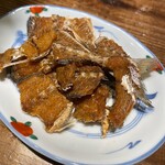 あじのマイケル - 鯵の骨せんべいもいただきました