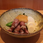 こころや - 富山産ホタルイカと若芽と姫皮のぬた