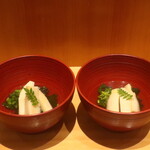 こころや - 若竹煮一人前を2つに分けて