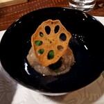 酒と食遊人 みなと - れんこん饅頭