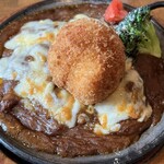 ラ・フェスタ - チーズ焼きカレー カニクリームコロッケ