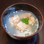 よし町 - 2025.4 鹿嶋産蛤（はまぐり）と胡麻豆腐のお椀