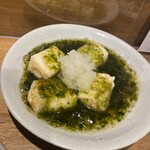 小料理酒場 小さな巨人 - 揚げ出し豆腐　磯部あんかけ