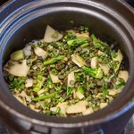 よし町 - 2025.4 山菜ご飯（筍、コシアブラ、わらび、こごみ）