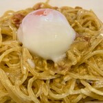 ペコペコ - カルボナーラ温玉乗せ